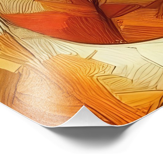 Maple Leaves- Fotodruck (Ecke)