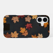 Maple Leaves Pattern Fall Phone Case iPhone 16 Hülle (Rückseite (Horizontal))