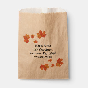 Maple Leaves Product Bag Geschenktütchen