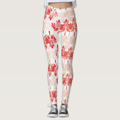 MAPLE MADE WITH TRIANGLES CANADA FLAG BY MASANSER LEGGINGS (Vorderseite)