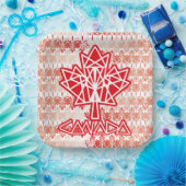 MAPLE MADE WITH TRIANGLES CANADA FLAG BY MASANSER PAPPTELLER (Party)