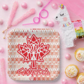 MAPLE MADE WITH TRIANGLES CANADA FLAG BY MASANSER PAPPTELLER (Party)