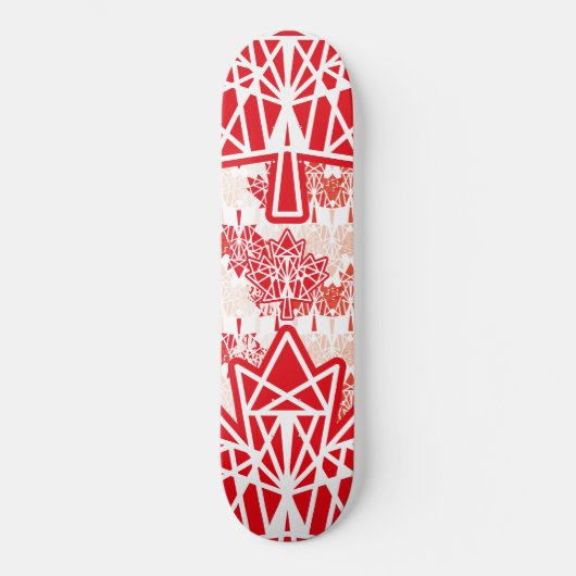 MAPLE MADE WITH TRIANGLES CANADA FLAG BY MASANSER SKATEBOARD (Vorderseite)