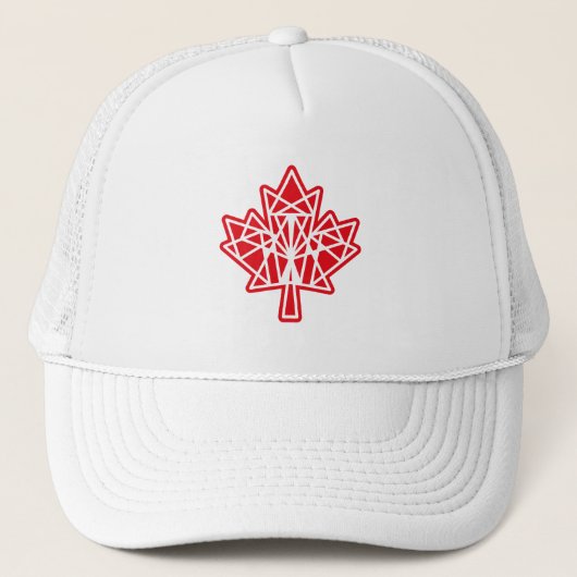 MAPLE MADE WITH TRIANGLES CANADA FLAG BY MASANSER TRUCKERKAPPE (Vorderseite)