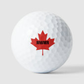 Maple Pride Golf Ball: mit Monogramm Golfball (Vorderseite)