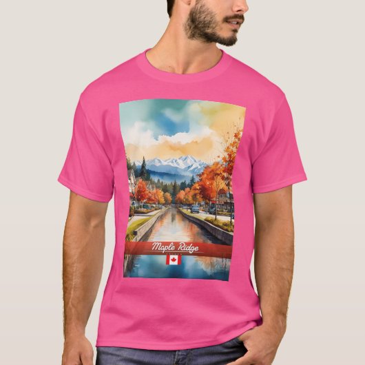 Maple Ridge Canada Travel T-Shirt (Vorderseite)