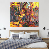 Maple Saplings, berühmtes Bild von Tom Thomson, Leinwanddruck (Insitu (Schlafzimmer))