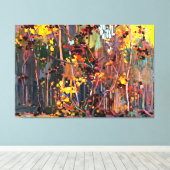 Maple Saplings, Kunstmalerei von Tom Thomson, Leinwanddruck (Insitu (Holzboden))