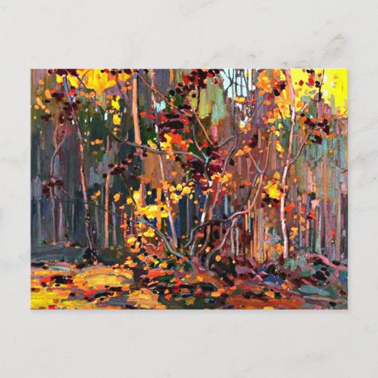 Maple Saplings, Kunstmalerei von Tom Thomson, Postkarte (Vorderseite)
