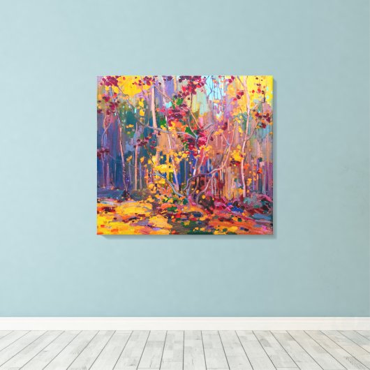 Maple Saplings Oktober | Tom Thomson | Leinwanddruck (Insitu (Holzboden))