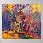 Maple Saplings Oktober | Tom Thomson | Poster (Vorne)