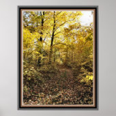 Maple Sugar Bush Path - Fall Eastern Ontario Poster (Vorne)
