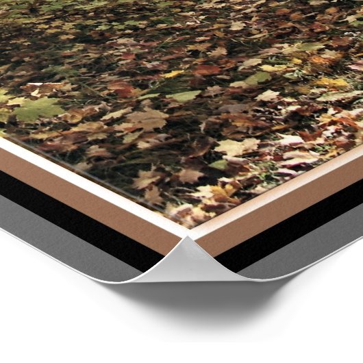 Maple Sugar Bush Path - Fall Eastern Ontario Poster (Ecke)