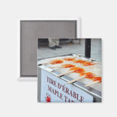 Maple Taffy Tire D'Erable Quebec Canada Magnet (Vorderseite/Rückseite)