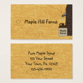 Maple Tree Maple Syrup Hang Tag (Vorne & Hinten)