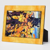 Maple Tree Plaque Fotoplatte (Seite)
