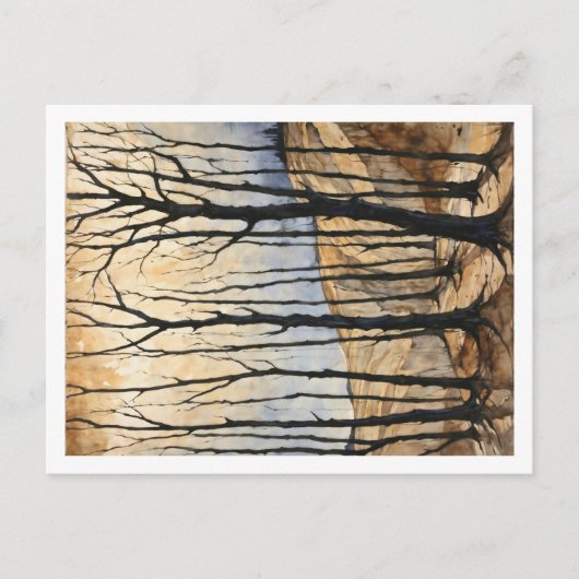 Maple Woods Postkarte (Vorderseite)