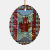 MapleLeaf: Darstellung der stolzen kanadischen Keramikornament (Rechts)