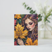 MapleLeafMoment Postkarte (Stehend Vorderseite)