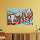 Mapleton, Utah - Großbuchstaben - Szenen Leinwanddruck (Insitu (Wohnzimmer))