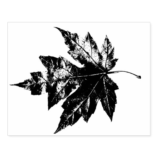 MapleTree Leaf Print Rubber Briefmarke Gummistempel (Prägung)
