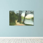 Maplewood Park Indian Trail Leinwanddruck (Insitu (Holzboden))