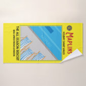 Maplins Vintage britische Feriencamps Badehandtuch (Badehandtuch)