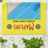 Maplins Vintage britische Feriencamps Geschirrtuch (Gefaltet)