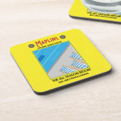 Maplins Vintage britische Feriencamps Getränkeuntersetzer (Linke Seite)