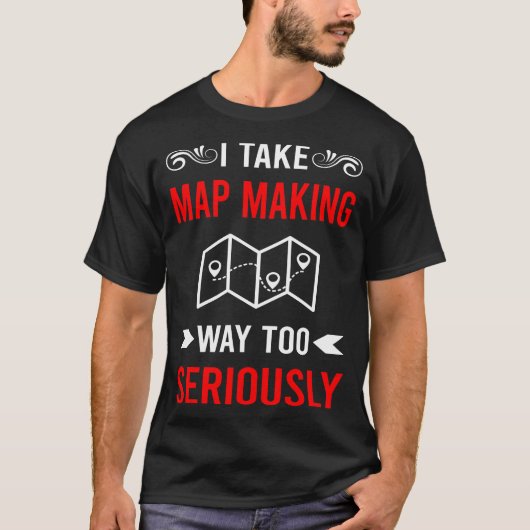 Mapmaker Map Kartografy Kartograf T-Shirt (Vorderseite)