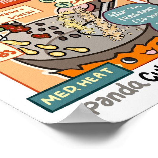 Mapo Tofu Poster (Ecke)