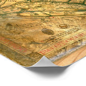 Mappa Mundi, c.1290 Poster (Ecke)