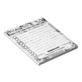 Mappe Mundi Karo List Notizblock (angewinkelt)