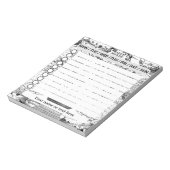 Mappe Mundi Karo List Notizblock (Rotiert)