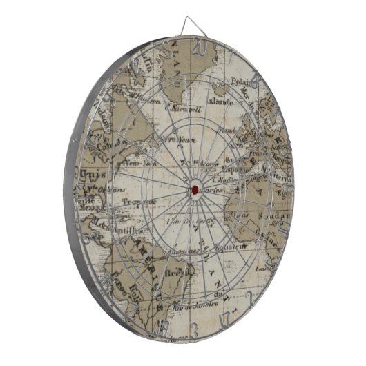 Mappemonde Dartscheibe (Vorderseite Links)