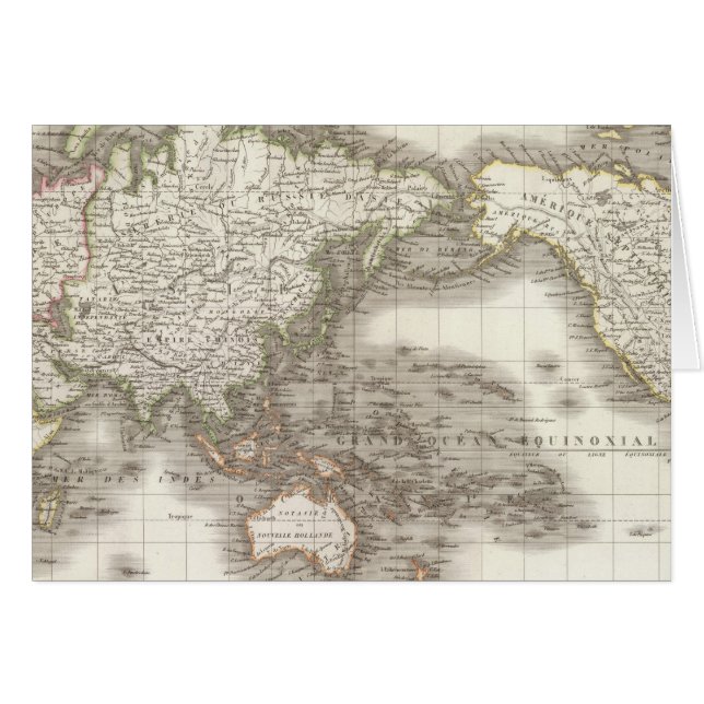 Mappemonde - Globe-Karte (Vorderseite (Horizontal))