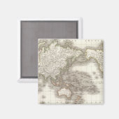 Mappemonde - Globe-Karte Magnet (Vorderseite/Rückseite)