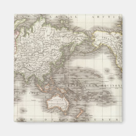 Mappemonde - Globe-Karte Magnet (Vorne)