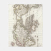 Mappemonde - Kugelkarte Fleecedecke (Vorderseite)