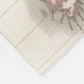 Mappemonde - Kugelkarte Fleecedecke (Ecke)