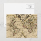 Mappemonde Postkarte (Vorne/Hinten)