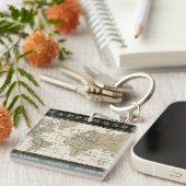 Mappemonde Schlüsselanhänger (Vorderseite rechts)