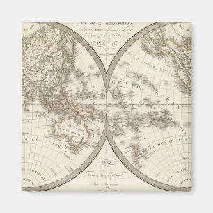 Mappemonde - Weltkarte Magnet