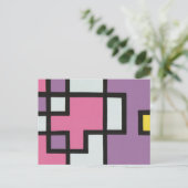 【mapper #2】ポストカード 抽象画 モダン レトロ postkarte (Stehend Vorderseite)