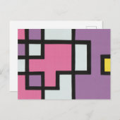 【mapper #2】ポストカード 抽象画 モダン レトロ postkarte (Vorne/Hinten)