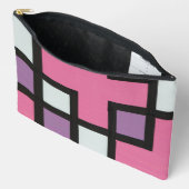 【mapper #2】幾何学 モダン 抽象画 レトロ zubehörtasche (Offen)