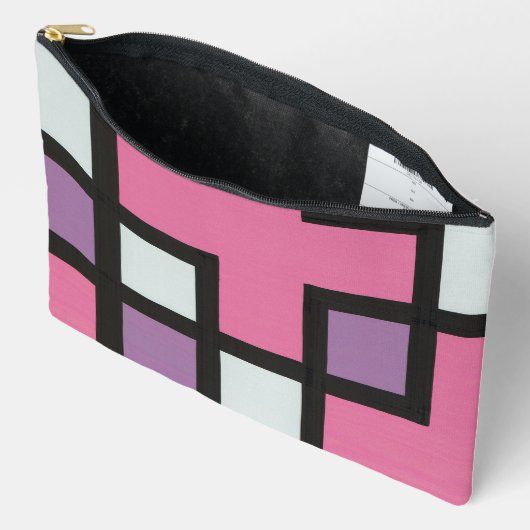 【mapper #2】幾何学　モダン　抽象画　レトロ zubehörtasche (Offen)