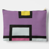 【mapper #2】幾何学 モダン 抽象画 レトロ zubehörtasche (Rückseite)