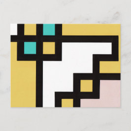 【mapper #4】ポストカード 抽象画　モダン　レトロ  postkarte