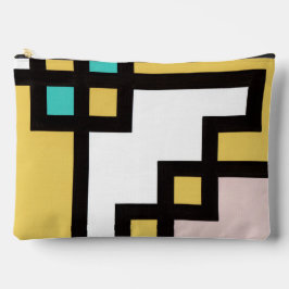 mapper #4 ポーチ　抽象画　幾何学　モダン zubehörtasche